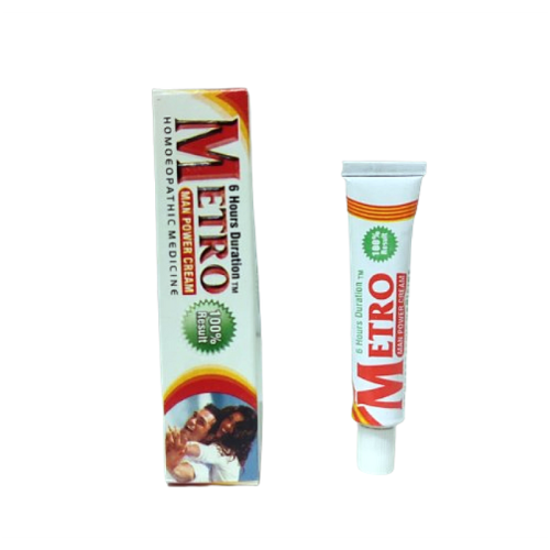 Metro Cream - Homoeopathic Man Power Cream - 100% Result