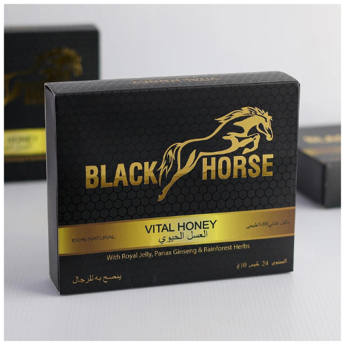 BLACK HORSE Vital Honey 24 Sachets x 10g