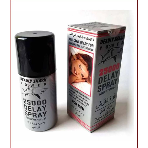 Deadly Shark 25000 Delay Spray - Long Lasting Excitement