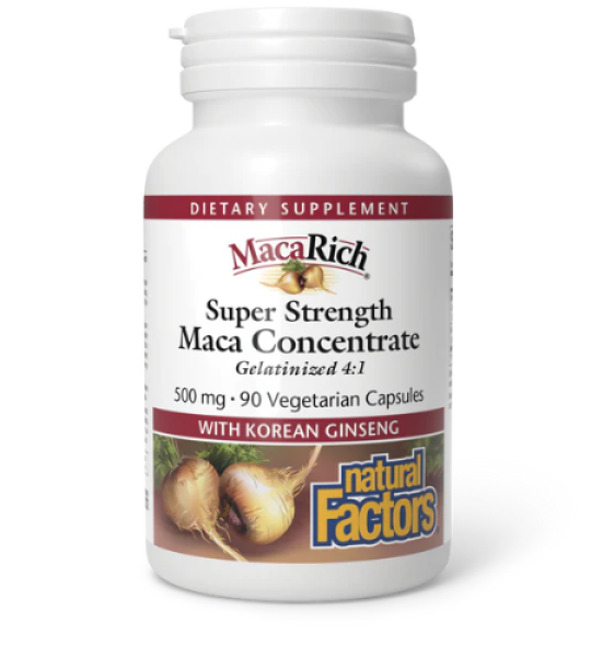 Natural Factors Maca Rich Super Strength Maca Concentrate 500mg 90 Capsules Price In Pakistan