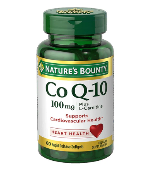 Nature's Bounty CoQ10 100mg Plus L-Carnitine 60 Capsules Price In Pakistan