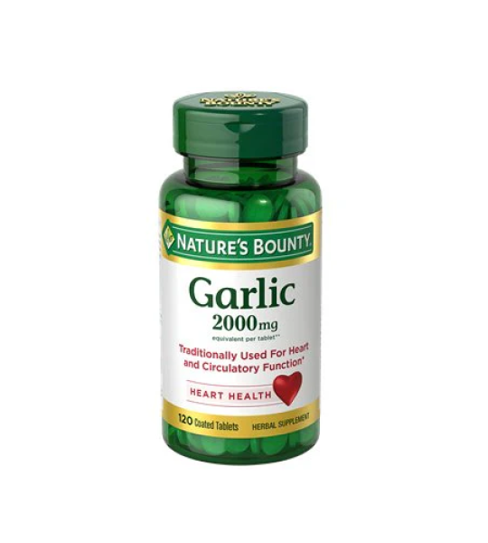 Nature's Bounty Garlic 2000 mg 120 Coated Caplets Price In Pakistan