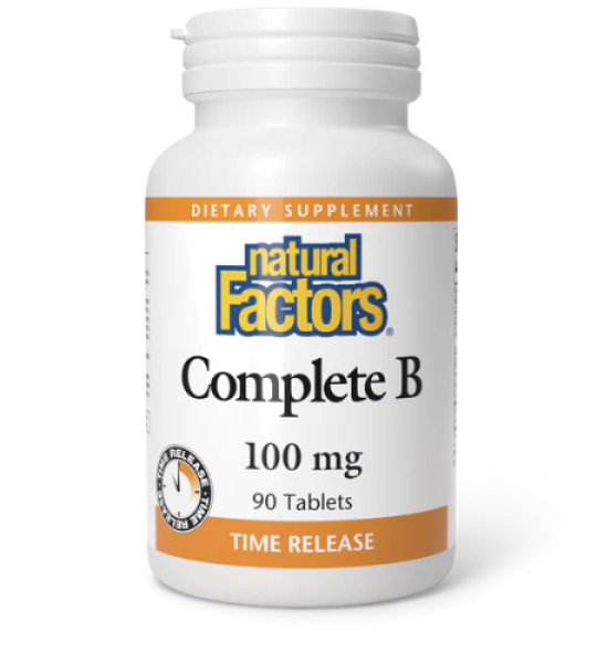 Natural Factors Complete B Time Release 100 mg 90 Tablets Price In Pakistan