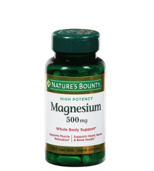 Nature's Bounty Magnesium 500mg 100 Tablets Price In Pakistan