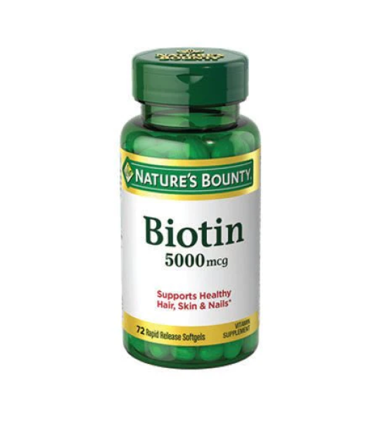 Nature's Bounty Biotin 5000 mcg 72 Softgels Price In Pakistan