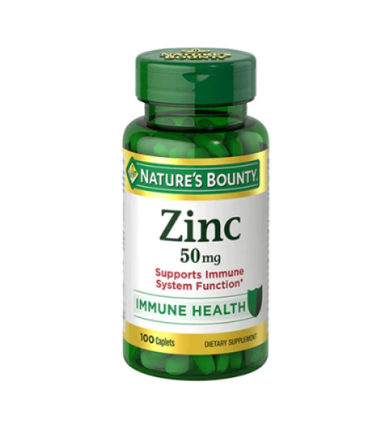 Nature's Bounty Zinc 50mg 100 Caplets Price In Pakistan