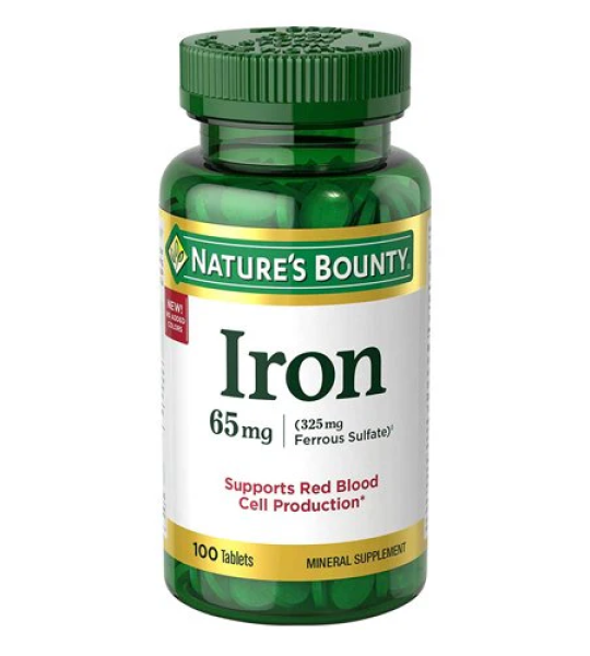 Nature's Bounty Iron 65mg 100 Tablets Price In Pakistan