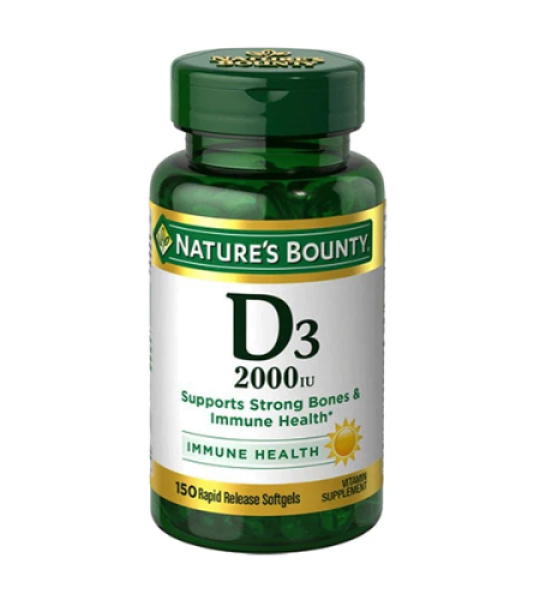 Nature's Bounty Vitamin D3 2000 IU 150 Capsules Price In Pakistan