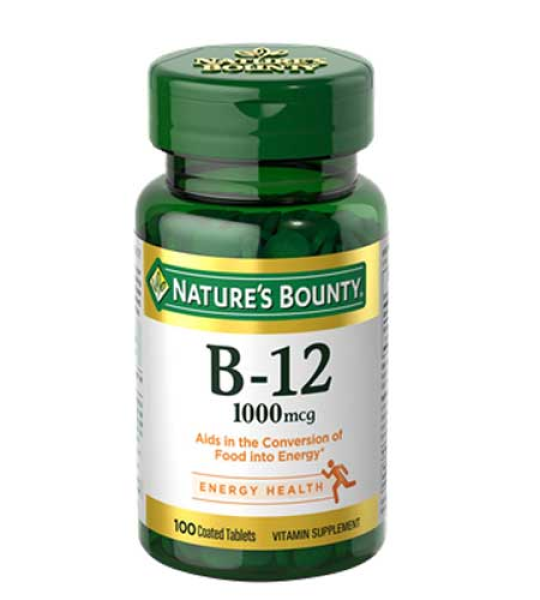 Nature's Bounty Vitamin B12 1000mcg 100 Tablets Price In Pakistan