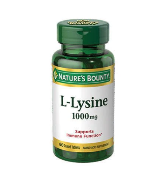 Nature's Bounty L-Lysine 1000mg 60 Tablets Price In Pakistan