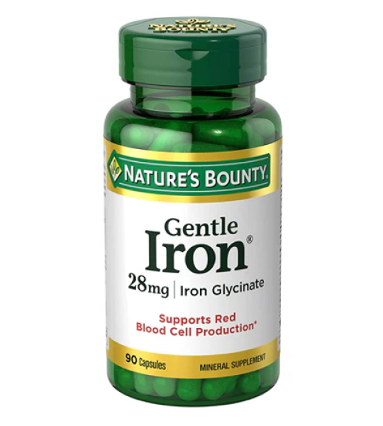 Nature's Bounty Gentle Iron 28mg 90 Capsules Price In Pakistan