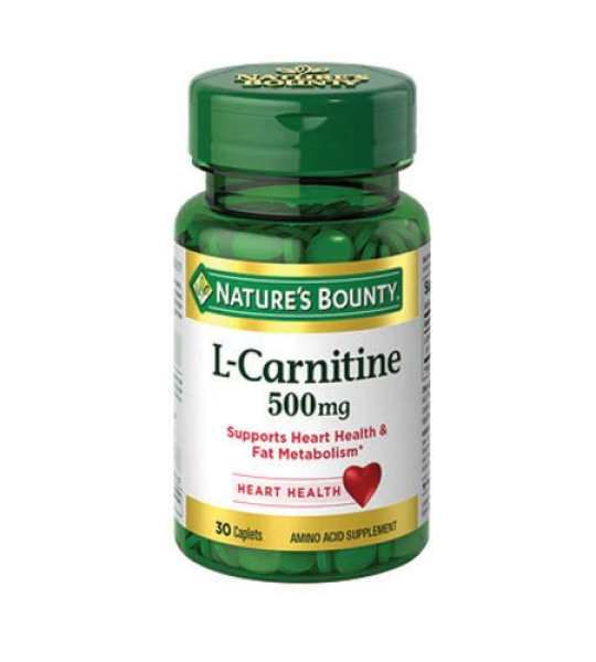 Nature's Bounty L-Carnitine 500mg, 30 Caplets Price In Pakistan