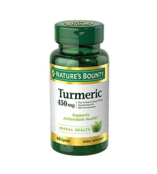 Nature's Bounty Turmeric 450mg 60 Capsules Price In Pakistan