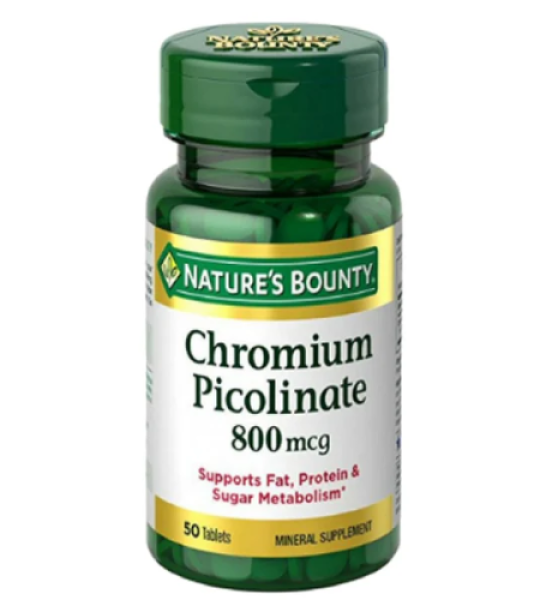 Nature's Bounty Chromium Picolinate 800mcg 50 Tablets Price In Pakistan