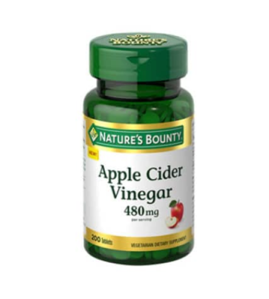 Nature's Bounty Apple Cider Vinegar 480mg 200 Tablets Price In Pakistan