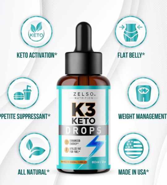 Zelso Nutrition K3 Keto Drops In Pakistan