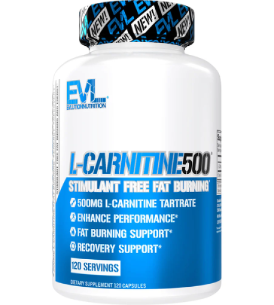 L Carnitine 500 Stimulant Free Fat Burning 120 Capsules In Pakistan