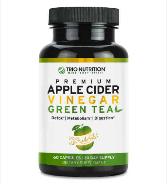 Premium Apple Cider Vinegar Green Tea 60 Capsules In Pakistan