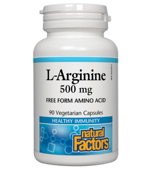 Natural Factors L-Arginine 500 mg, 90 Capsules Price In Pakistan