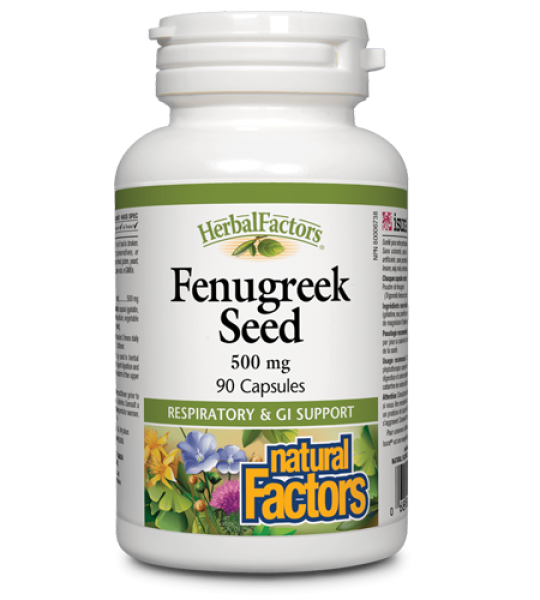 Natural Factors Fenugreek Seed 500 mg, 90 Capsules Price In Pakistan