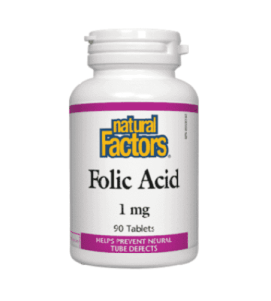 Natural Factors Folic Acid 1mg 90 Tablets Price In Pakistan